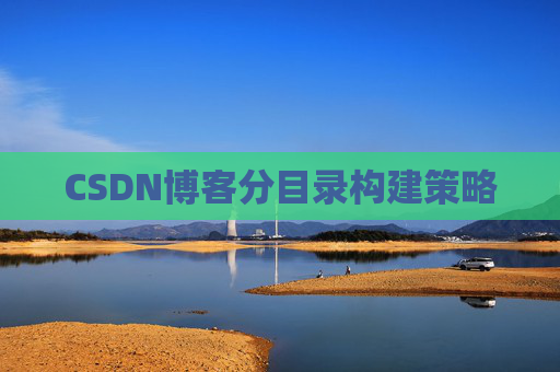 CSDN博客分目录构建策略